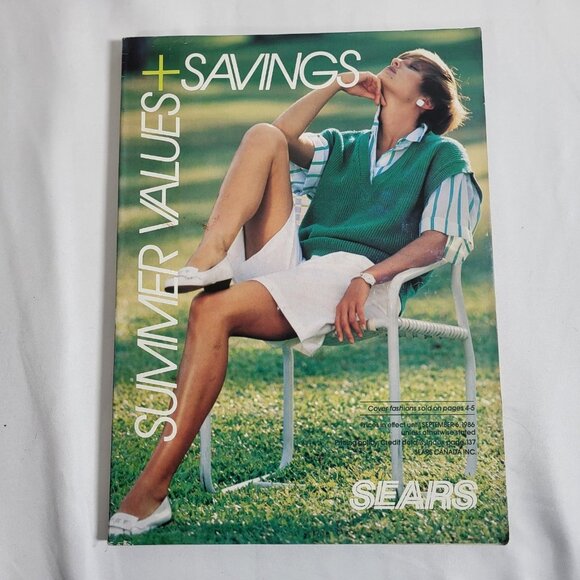 1986 Sears Summer Values + Savings Catalog Toys Jewelry Electronics Canada - Picture 1 of 15